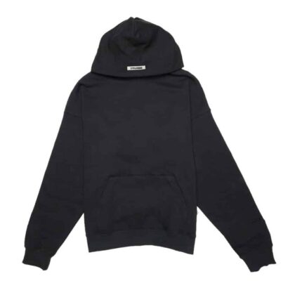 ESSENTIALS 3M Logo Pullover Hoodie- Black